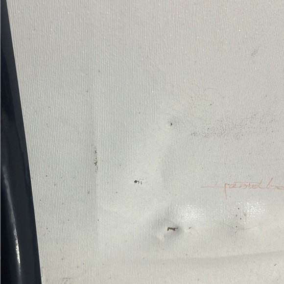 Large vintage framed black woman’s silhouette portrait - Picture 6 of 6